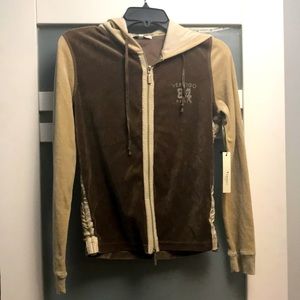 New Vertigo Medium Brown/CreamVelour Sweatshi…